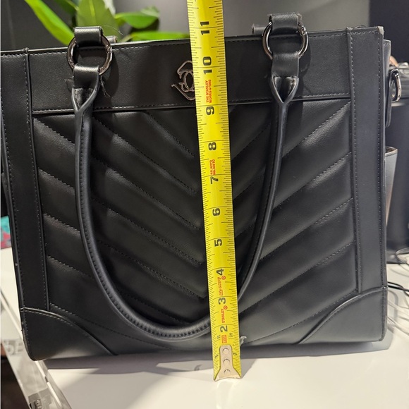 Glass Ladder Everly Quilted Work Tote Black - Picture 7 of 8